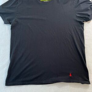 Ralph Lauren Black and Red Short Sleeve Tee
